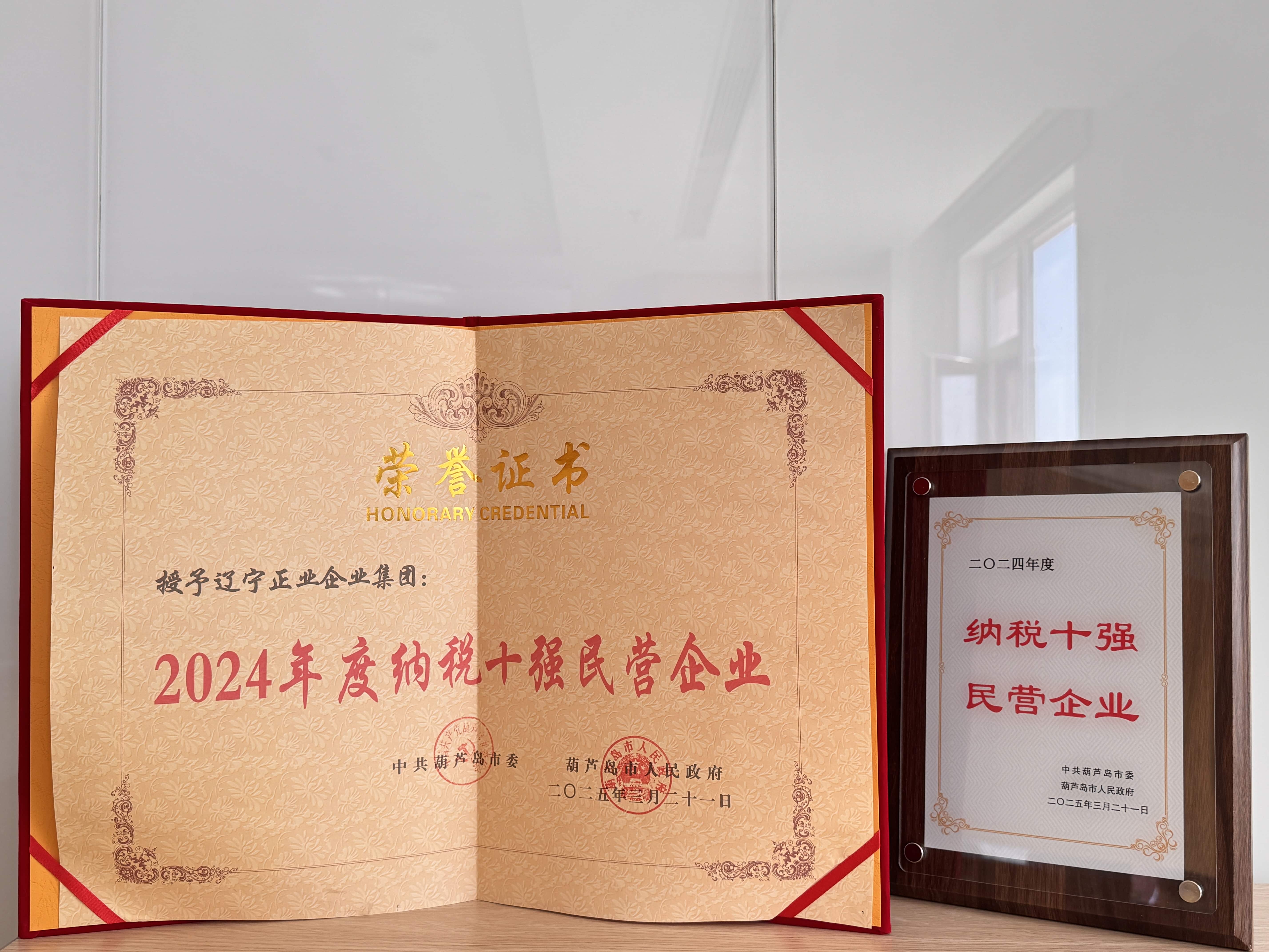正業(yè)集團(tuán)再登納稅十強(qiáng)榜！董事長(zhǎng)趙立君出席全市民營(yíng)經(jīng)濟(jì)大會(huì)接受表彰(圖3)